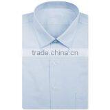 Solid White Color Custom Dress Long Sleeves Men Shirts