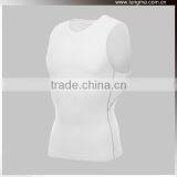 4 Needle 6 Thread Stitching Dri Fit Quick Dry Short Sleeve Rash Guard Vest Tank Tops thumbnail-2