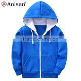 Children Garment Windproof Zipper-up With Hoodies Polar Fleece Children's Coats thumbnail-1