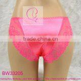 Sexy Satin Panties for Women With Front Top and Back Part Lace Decorated Satin Bikini Panties for Your Girls Women Ladies Cheap thumbnail-5