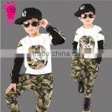 Wholesale 2 Pcs Boy Camo Set in Children Clothes,gentleman Boys Sets thumbnail-1