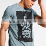 MGOO Wholesale Brand Clothing Sublimation T Shirts Design Crew Neck Slim Fit T Shirt Mens thumbnail-2