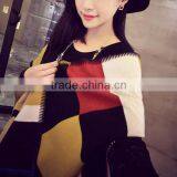UK Wind 2017 Spring Girl Scarf International Catwalk Model Style Letters Imitated Cashmere Material Female Tippet thumbnail-2