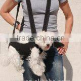 Summer Crochet Pat Dog Sling Carrier With Pockets thumbnail-1