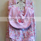 Wholesale Lovely New Born Knitted Clothing Set Long Sleeve Romper 100% Cotton Clothing Set 8TB1-50 thumbnail-2