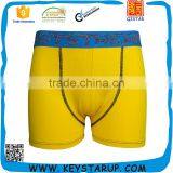 Sexy Mature Man Solid Color Soft Elastane Underwear Cheap Men Boxer thumbnail-1