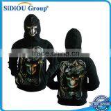 China Manufacture All Over Custom 3d Sublimationprinted Hoodie With Zipper thumbnail-1