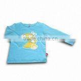 Children's T-shirts With Long-sleeved, Available in Blue Color thumbnail-1