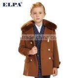 ELPA Fashion Tan Kids Coat Warm Winter Wear Boy Wool Coat thumbnail-1