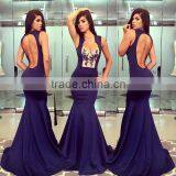 2016 Women Lace Sexy Party Dresses Long Maxi Bodycon Lady's Prom Dress for Wholesale thumbnail-1