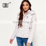 Women's Slim Double Zip Stay Warm Soft Quilted Hooded Winter Jackets thumbnail-1
