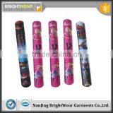 Eco-friendly Material High Quality Logo Printed Slap Band thumbnail-1