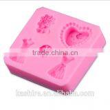 Wholesale Safety Dress Shape Silicone Chocolate Mould,soap Mold,diy Cake Mould thumbnail-2
