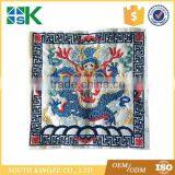 Fashion Dragon and Phoenix Carving Design Fabric Embroidery Craft Garment Accessories Clothes thumbnail-5
