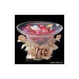 Sell Porcelain Flower With Glass Holder thumbnail-1