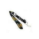Custom Woven Lanyard , Personalized Lanyards With PVC Badge