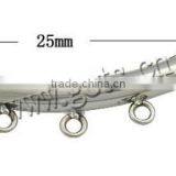 New Stainless Steel Tube Beads Beading Jewelry Making Gold Plated Beads thumbnail-2