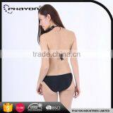 < OEM>spandex Brazilian Backless Printed Strappy Women One Piece Swimwears thumbnail-4