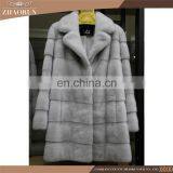 Wholesale Natural Soft Winter Real Fur Coat Garment Mink Fur Coat thumbnail-1