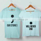 Custom Printed Couple Tshirt Wholesale thumbnail-3