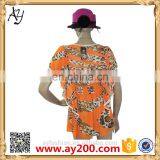 2016 Summer Ladies Chiffon Flowers Printing Dress Casual Dresses Pictures for Women thumbnail-4