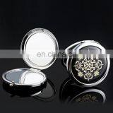 High Quality Golden Pattern Design Epoxy Pocket Mirror thumbnail-2