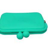 Mini Cute Candy Color Silicone Wallet Case Phone Card Id Cash thumbnail-2