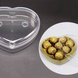 Weisheng Factory Heart-Shaped Chocolate Box Clear Food Plastic Case Chocolate Cases Boxes Cookie Sweets Cake Candy Box thumbnail-2