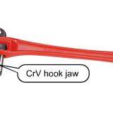 Heavy Duty Offset Pipe Wrench Steel Handle 14“ thumbnail-3