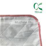 Tex-Cel Suzhou Pink Baby Bed Pad Quilted Bamboo Terry Cloth Waterproof Changing Pad Liners thumbnail-6