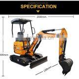 2-тонный маленький экскаватор на гусеничных ходовых частях с низким расходом топлива и мощной силой thumbnail-3