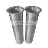 SS304 SS316L Perforated Plate Stainless Steel Filter Basket for Pipeline Duplex Strainer thumbnail-5