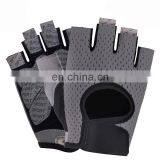 Hampool Anti Slip Ventilated Customized Women Fingerless Gym Hand Gloves thumbnail-5