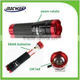 Highlight Battery Opertated Zoom Torch Flashlight thumbnail-1