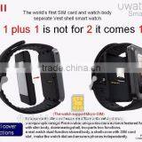 1.54" Capacitive Touch Screen Smart Watch With Bluetooth 4.0 Smart Watch U11 Uwatch Wristwatch U11 Watch Phone. thumbnail-2