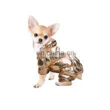 2021 Trendy Rabbits Dress Autumn Pink Small Girl Warm Luxury Dog Ragdoll Shirt Pet Coats Cat Clothes thumbnail-1