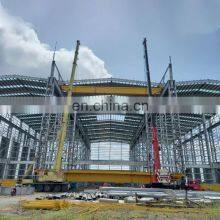 Prefab Industrial Light Warehouse Workshop Building Construction Steel Structure thumbnail-2