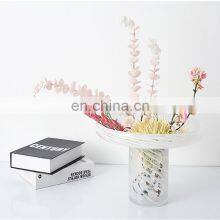 Modern Luxury Transparent Clear Home Decoration Accessories Glass Flower Vases thumbnail-4