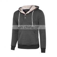 Sleeveless Hoodies 100% Cotton Gym Sports Hoodie Wholesale thumbnail-5