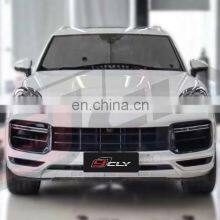 Ukiss Car Bumpers For 18-21 Porsche Cayenne 9Y0 Modified Turbo Front Bumper With Grille Door Panel Wheel Arch Diffuser Body Kits thumbnail-2