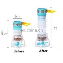 360 Adjustable Flexible Kitchen Faucet Extender Faucet Water-saving Splash-proof Plug Shower Water Filter thumbnail-2