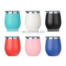 Hot Sale Engraved Camping Personalized Modern Travel Unique Metal Pink Colored Custom Stemless Wine Glass thumbnail-5