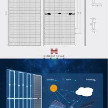 700W-720W HJT 210mm 132-cells Bifacial Half Cell Double-glass Mono Crystalline Solar Modules thumbnail-5