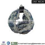 100% Polyester Heart Printed Infinity Scarf For SS 16 thumbnail-1