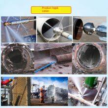 Máquina de inyección de agua a alta presión, máquina de limpieza por chorro de agua (hydro blasting machine), sistema de limpieza de tuberías de intercambiadores de calor industriales thumbnail-2