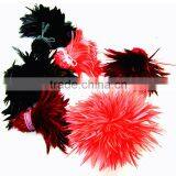 Wholesale Dyed Purple Feather Trim Cock Rooster Feathers Coque thumbnail-2