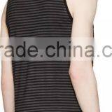 New Design 100% Combed Cotton Soft Plain Custom Tank Tops for Man thumbnail-3