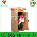 Christmas Inflatable Animated Santa With House, Inflatable Decorations