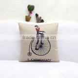 New Design Printed Linen Cloth Pillow Cover Cushion Case thumbnail-2