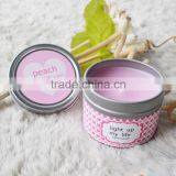 Aroma Travel Tin Candle With Custom Sticker in Metal Lid thumbnail-2